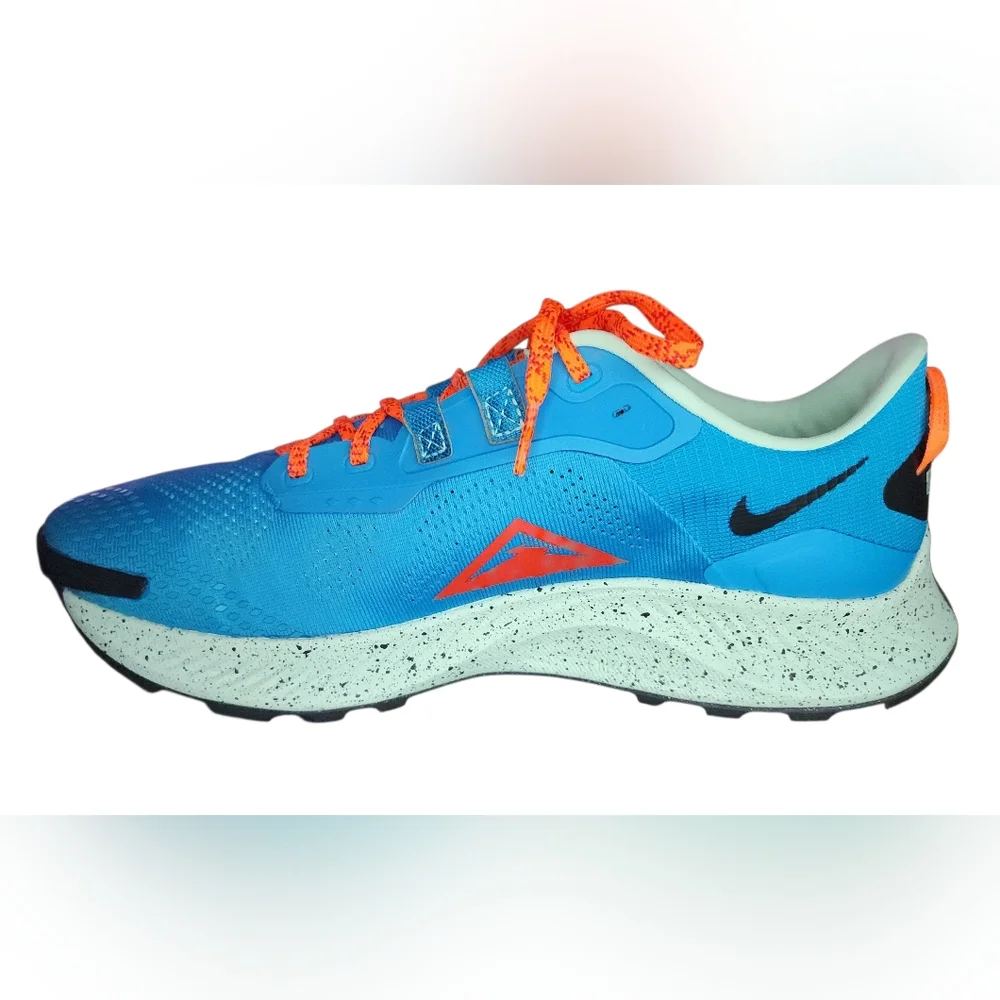 NWOB Nike Pegasus Trail 3 'Laser Blue Habanero Red', Mens 13 - Picture 7 of 10